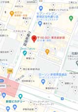 新宿ランベリーの地図